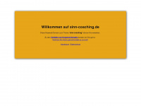 sinn-coaching.de Webseite Vorschau