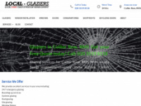 glaziers-collier-row.co.uk Webseite Vorschau