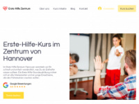 erstehilfezentrum.com Webseite Vorschau