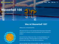 wasserball100.de Webseite Vorschau