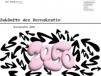 demokratie2050.ch Webseite Vorschau