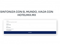 hotelmix.mx Webseite Vorschau