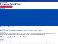 expressdubaivisa.com Webseite Vorschau