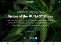 runaotglass.com Webseite Vorschau