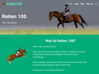 reiten100.de Webseite Vorschau