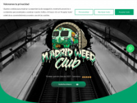 madridweedclub.com Webseite Vorschau