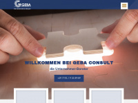 geba-consult.com Webseite Vorschau