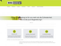 boss-architekten.de Webseite Vorschau