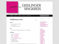 geislinger-singkreis.de Webseite Vorschau