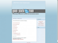 gem-pack.com Webseite Vorschau