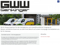 genkinger-wasser-waerme.de Webseite Vorschau