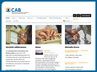 cab-org.ch Webseite Vorschau