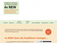 stadtklima-perspektive.ch Webseite Vorschau