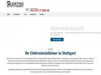 elektro-stuttgart.com Webseite Vorschau