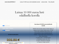 lainaa10000e.fi Webseite Vorschau