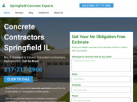 springfieldconcreteexperts.com Webseite Vorschau