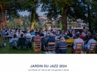 jardindujazz.ch Webseite Vorschau