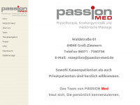 passion-med.de Webseite Vorschau