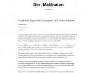 derimakinalari.com.tr Webseite Vorschau