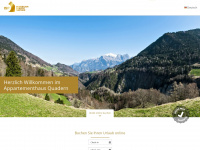 appartementhaus-quadern.ch Webseite Vorschau