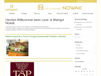 wein-nowak.at Webseite Vorschau