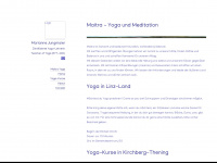 maitra-yoga.com Webseite Vorschau