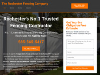 rochesterfencingcompany.com Webseite Vorschau