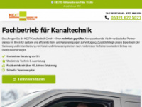 next-kanalservice.com Webseite Vorschau