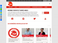 popvalais.ch Webseite Vorschau