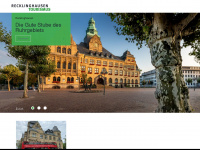 recklinghausen-tourismus.de Webseite Vorschau