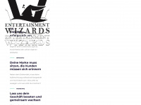 entertainmentwizards.de Webseite Vorschau