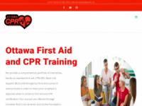 ottawafirstaidcpr.ca Webseite Vorschau