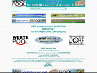 wertepool.at Webseite Vorschau