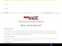 klimaallianz-bb.de Webseite Vorschau