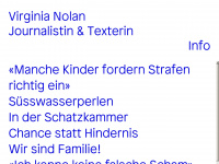 virginianolan.ch Webseite Vorschau