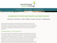 hausbesuch-physiotherapie-landshut.de Webseite Vorschau