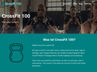 crossfit100.de Webseite Vorschau