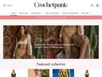 crochetpants.com Webseite Vorschau