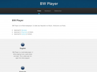 bwplayer.de Webseite Vorschau