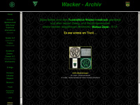 wackerarchiv.co.at Webseite Vorschau