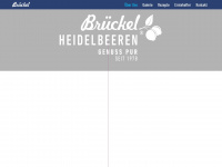 brueckel-heidelbeeren.de Webseite Vorschau