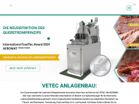 vetec.com Webseite Vorschau