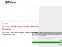 karriere-im-waldkrankenhaus.de Webseite Vorschau