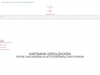 kartbahn-gerolzhofen.de Webseite Vorschau