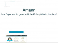 amann-koblenz.de Webseite Vorschau