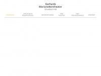 gerhards-marionettentheater.de Webseite Vorschau