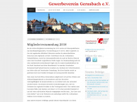 gewerbeverein-gernsbach.de Webseite Vorschau