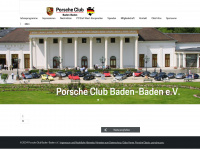 porscheclub-baden-baden.de Webseite Vorschau