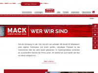 mack-geruesttechnik.de Webseite Vorschau