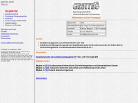 gesitec-gmbh.de Webseite Vorschau